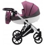 Коляска 2 в 1 Bair Next White Soft 50 темно-сиреневый