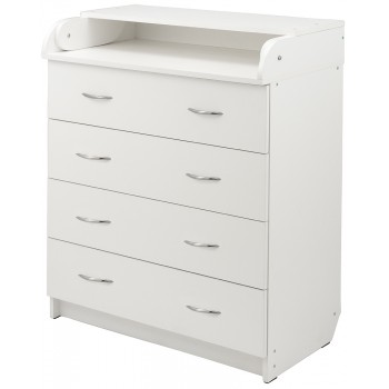 Пеленальний комод Babyroom Комод 4 тел. Big 102x80x50 білий