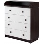 Пеленальный комод Babyroom Комод Медвежонок 102x80x50  венге-белый