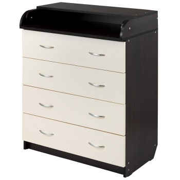 Пеленальний комод Babyroom Комод 4 тел. Big 102x80x50 венге-ваніль