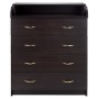 Пеленальний комод Babyroom Комод 4 тел. Big 102x80x50 венге
