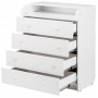 Пеленальний комод Babyroom Комод Жирафик 102x80x50 білий