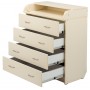 Пеленальний комод Babyroom Комод 4 тел. Big 102x80x50 ваніль