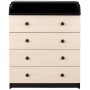 Пеленальний комод Babyroom Комод 4 тел. Big 102x80x50 венге-дуб молочний