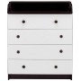 Пеленальный комод Babyroom Комод Медвежонок 102x80x50  венге-белый