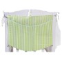 Дитяча постіль Babyroom Bortiki lux-08 stars салатовий - білий Дитяча постіль Babyroom Bortiki lux-08 stars салатовий - білий