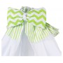 Дитяча постіль Babyroom Bortiki lux-08 stars салатовий - білий Дитяча постіль Babyroom Bortiki lux-08 stars салатовий - білий