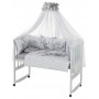 Детская постель Babyroom Bortiki Print-08  grey teddy Детская постель Babyroom Bortiki Print-08  grey teddy