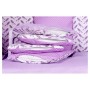 Дитяча постіль Babyroom Bortiki lux-08 bird бузковий - білий Дитяча постіль Babyroom Bortiki lux-08 bird бузковий - білий