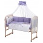 Дитяча постіль Babyroom Bortiki Print-08 purple teddy Дитяча постіль Babyroom Bortiki Print-08 purple teddy