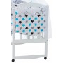 Детская постель Babyroom Classic Bortiki-01 (8 элементов)  белый (барашки, звездочки)