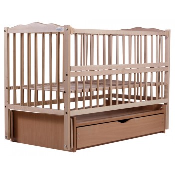 Кровать Bair Радуга VMY-3 маятник, ящик, откидной бок бук натуральный