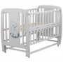 Ліжко Babyroom Собачка маятник, відкидний бік DSMO-02 Бук сірий