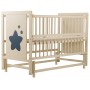 Ліжко Babyroom Зірочка Z-02 маятник, відкидний пліч бук слонова кістка