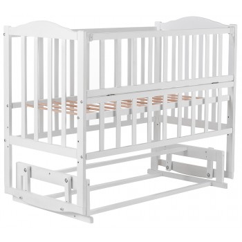 Ліжко Babyroom Зайченя ZL201 маятник, відкидний пліч-біла