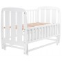 Кровать Babyroom Шарик SH-02 маятник, откидной бок  бук белый