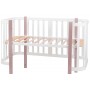 Кровать Babyroom Луна (120x60)  белый - капучино
