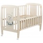 Ліжко Babyroom Собачка відкидний бік, колеса DSO-01 Бук слонова кістка