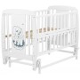 Ліжко Babyroom Собачка маятник, відкидний бік DSMO-02 Бук білий
