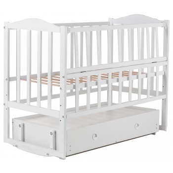 Ліжко Babyroom Зайченя ZL301 маятник, ящик, відкидний пліч-біла