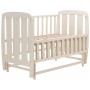 Кровать Babyroom Шарик SH-02 маятник, откидной бок  бук слоновая кость