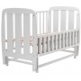 Кровать Babyroom Шарик SH-02 маятник, откидной бок  бук серый