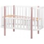 Кровать Babyroom Луна (120x60)  белый - капучино