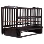 Кровать Babyroom Веселка маятник, откидной бок DVMO-2  бук венге