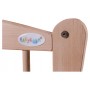 Кровать Babyroom Еліт маятник, ящик, откидной бок DEMYO-5  бук светлый (натуральный)