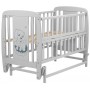 Ліжко Babyroom Собачка маятник, відкидний бік DSMO-02 Бук сірий