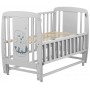 Ліжко Babyroom Собачка маятник, відкидний бік DSMO-02 Бук сірий