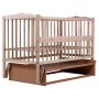 Ліжко Babyroom Веселка маятник, відкидний пліч DVMO-2 бук світлий (натуральний)
