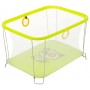 Манеж Qvatro Сонечко-02 дрібна сітка жовтий (owl)