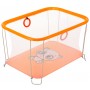 Манеж Qvatro Сонечко-02 дрібна сітка Помаранчевий (panda)