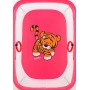 Манеж Qvatro Сонечко-02 дрібна сітка рожевий (tiger)