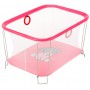Манеж Qvatro Сонечко-02 дрібна сітка рожевий (dog)