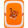 Манеж Qvatro Сонечко-02 дрібна сітка помаранчевий (tiger)
