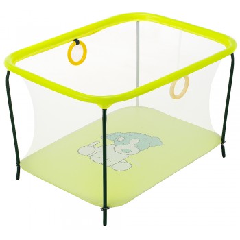 Манеж Qvatro LUX-02 дрібна сітка жовтий (dog)