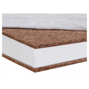 Матрас Солодких Снів Bamboo Comfort lux - 8 см. (кокос, полиуретан, кокос)  белый