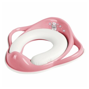 Накладка на унитаз мягкая Maltex Bear Padded toilet trainer seat 6167_42 pink (розовый)
