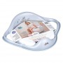 Накладка на унитаз мягкая Maltex Minimal Padded toilet trainer seat - Whale 6130_35 blue (голубой)