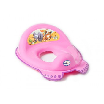 Накладка на унітаз Tega Safari SF-012 нековзна 127 dark pink