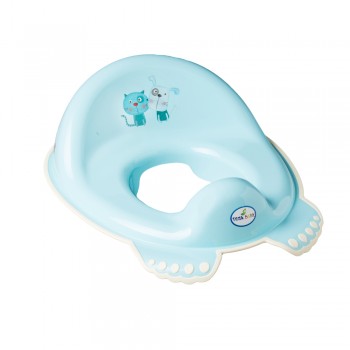 Накладка на унітаз Tega Dog & Cat PK-002 нековзна 101 light blue