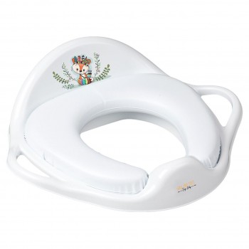 Накладка на унитаз мягкая Tega WILD & FREE Soft toilet trainer LITTLE FOX DZ-020-103-LISEK white (белый)