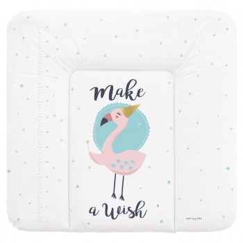 Повивальний матрац мʼякий Ceba Baby Soft medium changing mat (75x72 cm) SCHA-144-112-569 schnucky flamingo