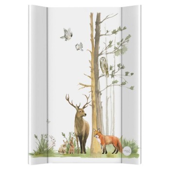 Пеленальная доска жесткая Ceba Baby Hard changing mat short (50x70 cm) W-216-000-724 basic woodland