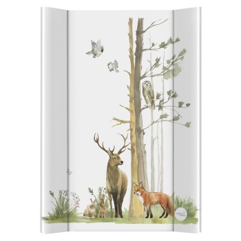 Пеленальная доска мягкая Ceba Baby Soft profiled changing mat short (50x70 cm) W-102-000-724 basic woodland