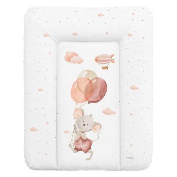 Пеленальный матрас мягкий Ceba Baby Soft changing mat small (50x70 cm) W-143-000-727 basic mouse