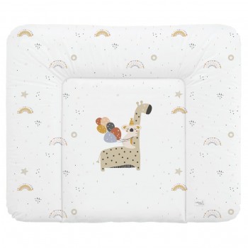 Повивальний матрац мʼякий Ceba Baby Soft changing mat large (85x72 cm) W-134-000-637 giraffe