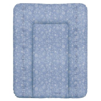 Повивальний матрац мʼякий Ceba Baby Soft changing mat small (50x70 cm) W-143-119-592 denim style boho blue